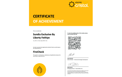 Firecheck Certificate