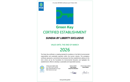 Green Key Certificate 2025